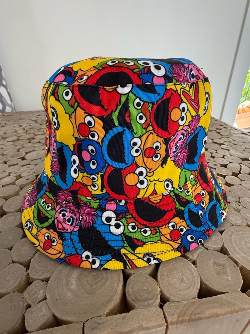Sesame Street Multicolor Character Bucket Hat